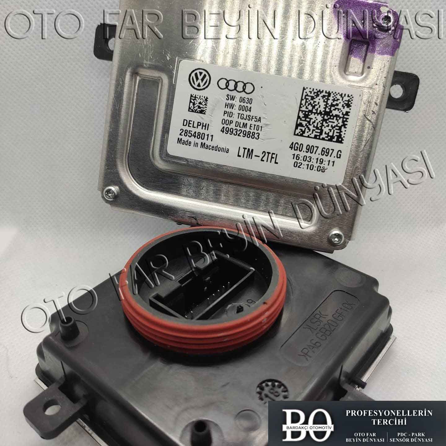 OEM :4G0907697G DELPHİ 28357968  AUDİ A6 A7 TT-  VOLKSWAGEN CADYY GOLF POLO T5 LED FAR BEYNİ