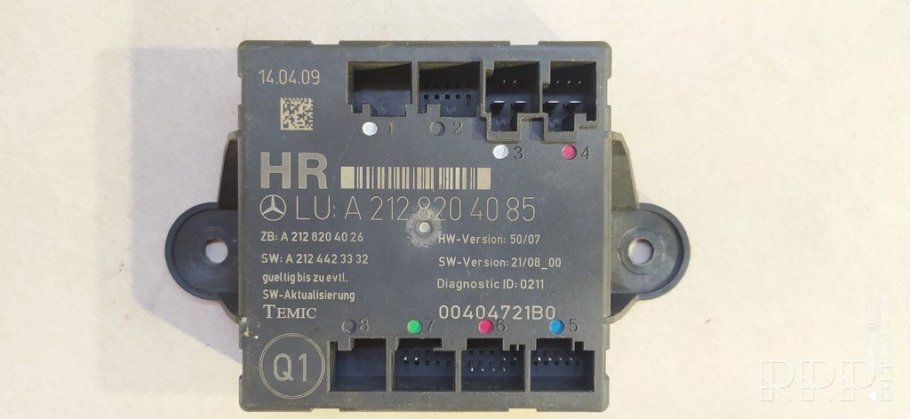 A2128204085 MERCEDES E Class W212 2009 KAPI KONTROL UNITESI BEYNI