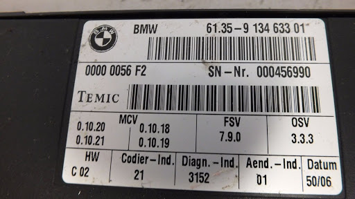 6135913463301 BMW KONTROL BEYNI