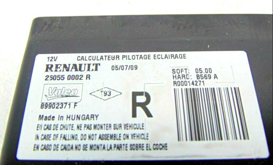 260550002R Renault Megane 3 Fluence Talisman Latitude Orijinal Zenon Far Ayar Beyni rps772 89902371F 7711666804